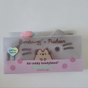Pusheen Pink Strawberry LTD Edition 3D Teddy Spa Headband The CREME Shop